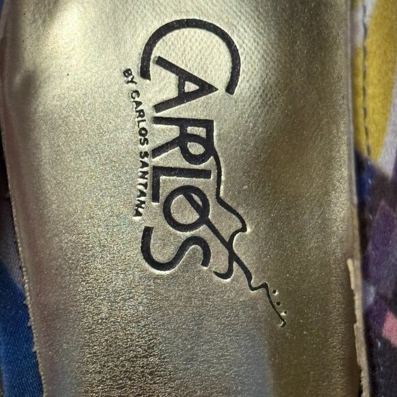 Carlos Santana Destiny “Azul” Plaid Heels – Multicolor Pumps 8.5 - Picture 4 of 8